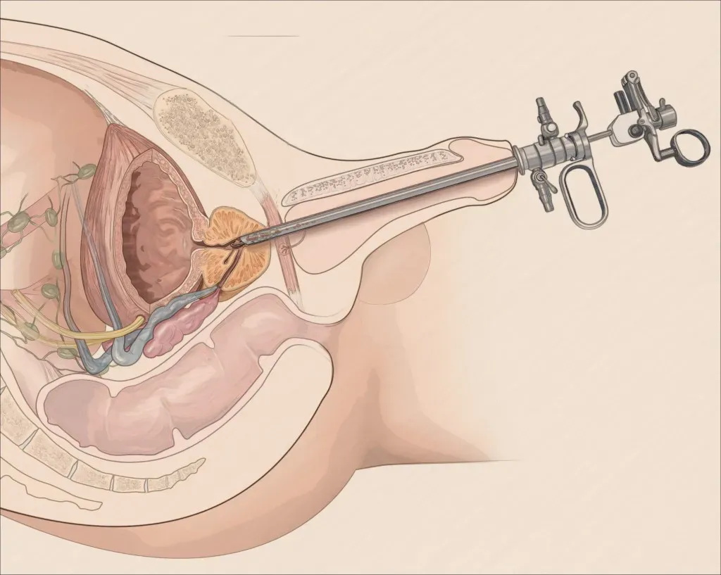 RTUP: resección transuretral prostática