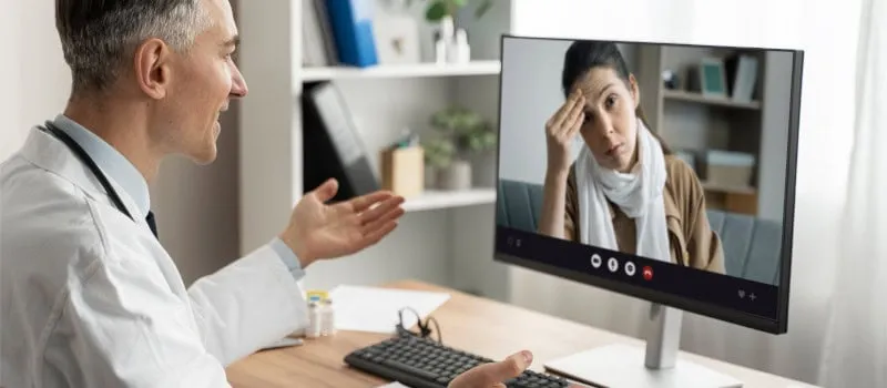 Telemedicina: consulta en línea